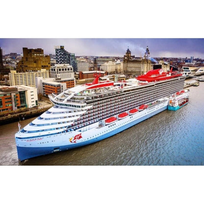 British Scarlet Lady Cruise Ship 30 Inches Model