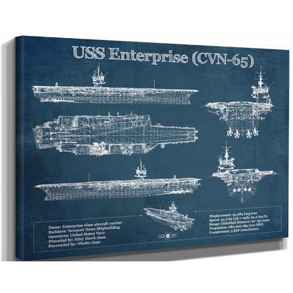USS Enterprise Aircraft Carrier (CVN-65) 30 Inches Model