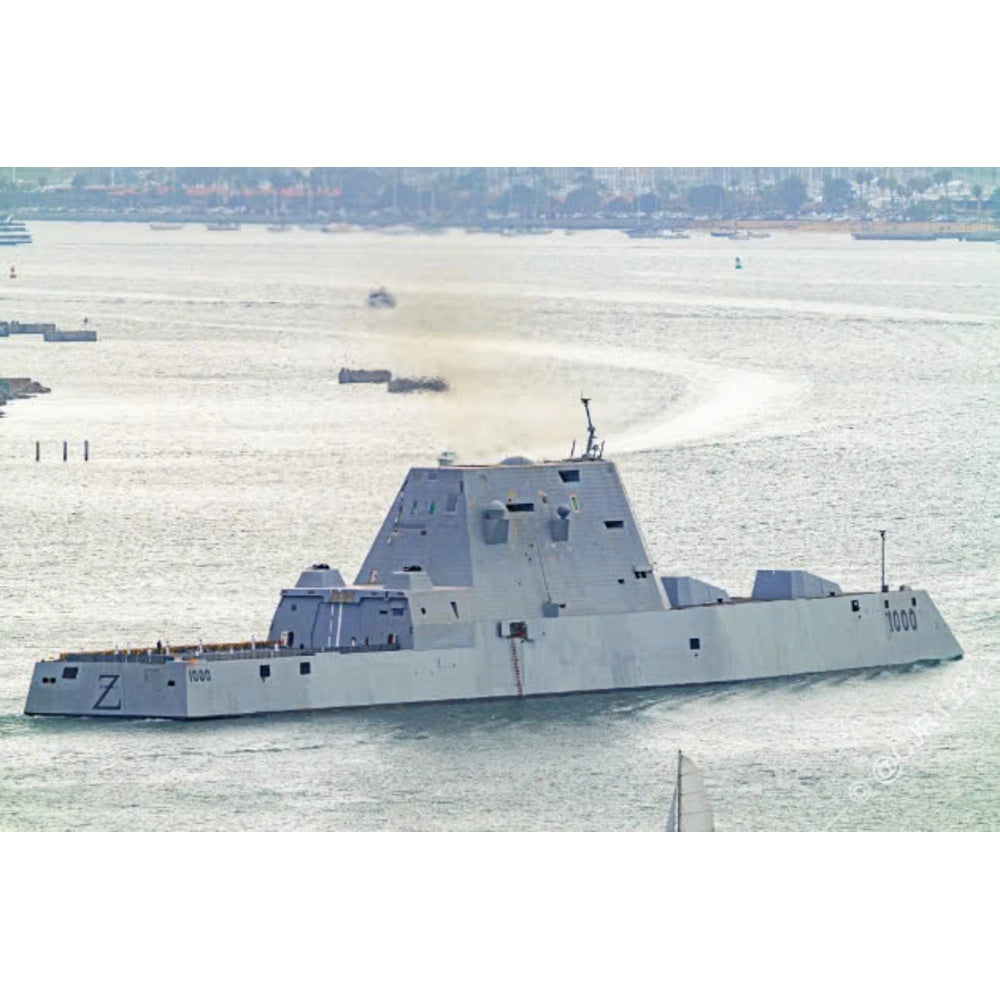 USS Zumwalt Destroyer (DDG-1000) 30 Inches Model