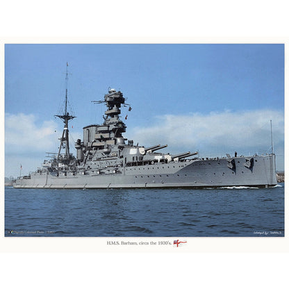 HMS Barham (Queen Elizabeth-Class) 30 Inches Battleship Model