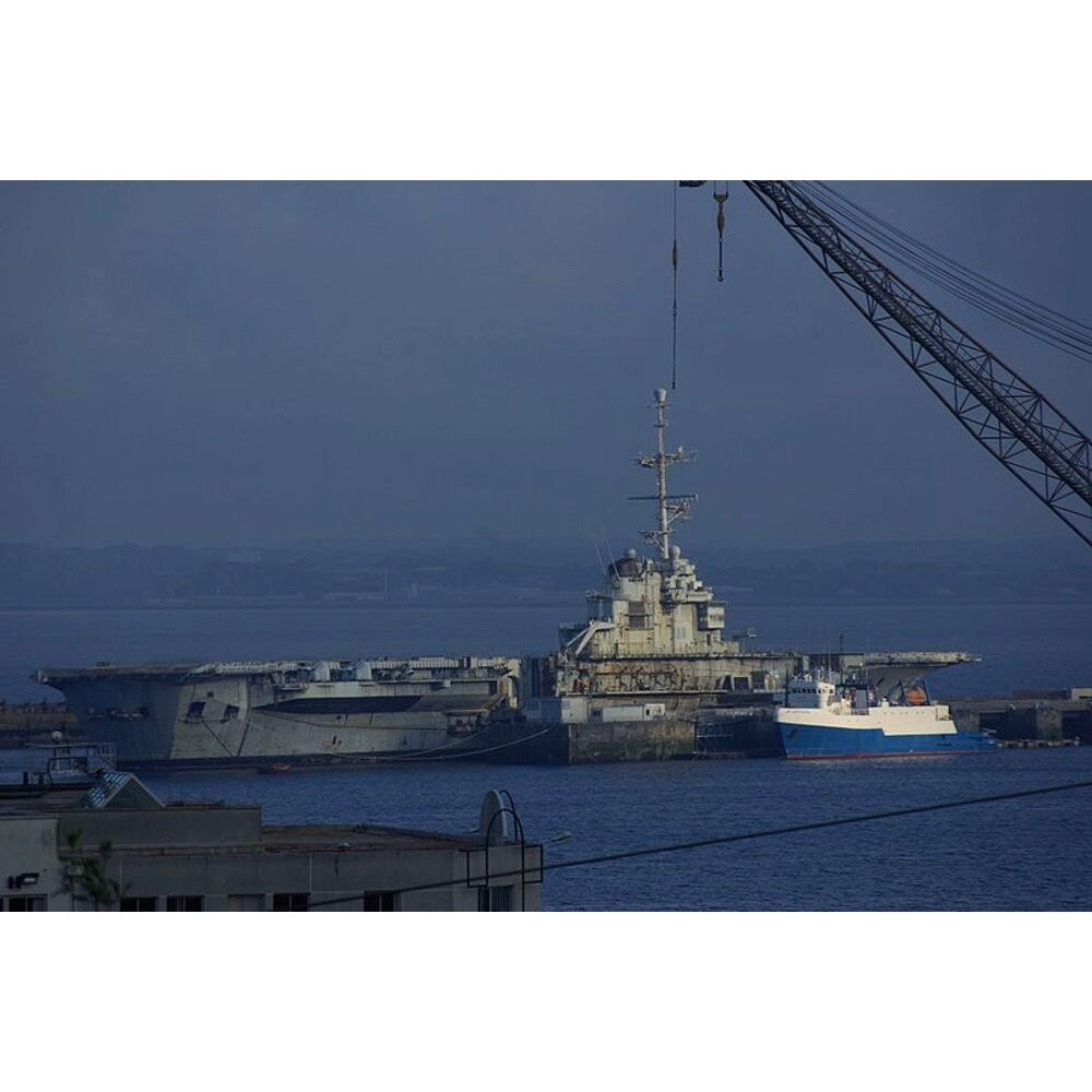 French Clemenceau (R98) 30 Inches Aircraft Carrier Model
