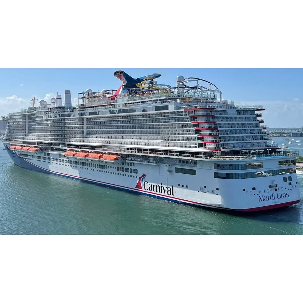American Carnival Mardi Gras (Excel Class) – Carnival Cruise Line 36 Inches Ship Model