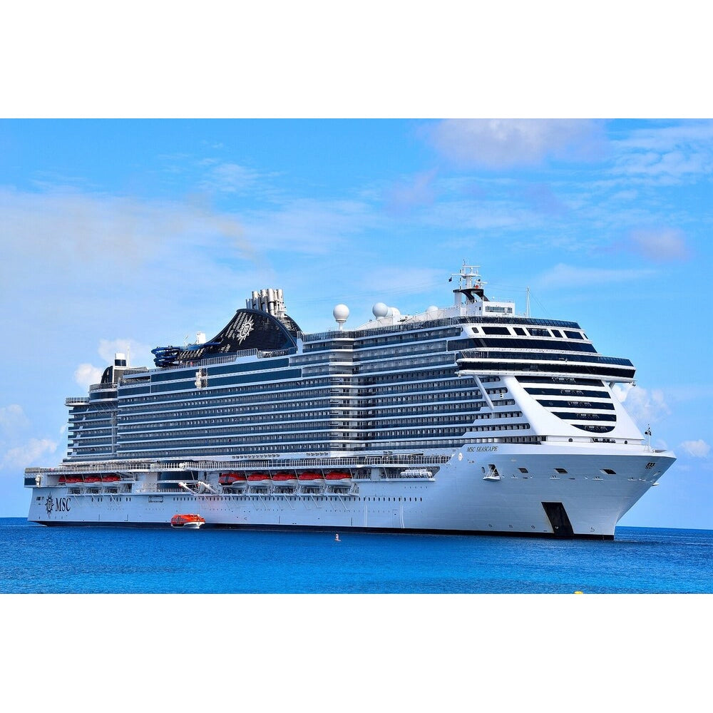 Italian MSC Seascape (Seaside EVO-Class) Cruise Ship 36 Inches Model