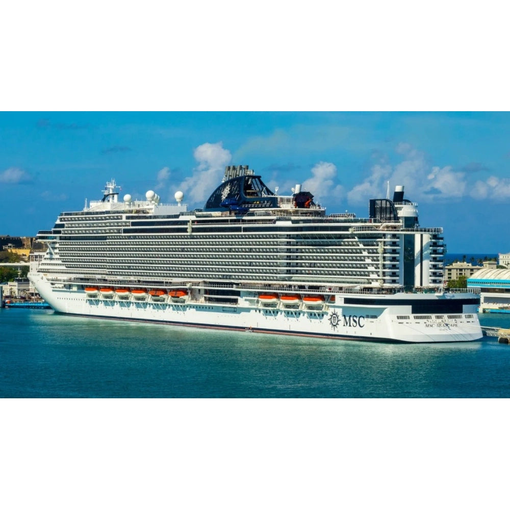 Italian MSC Seascape (Seaside EVO-Class) Cruise Ship 36 Inches Model