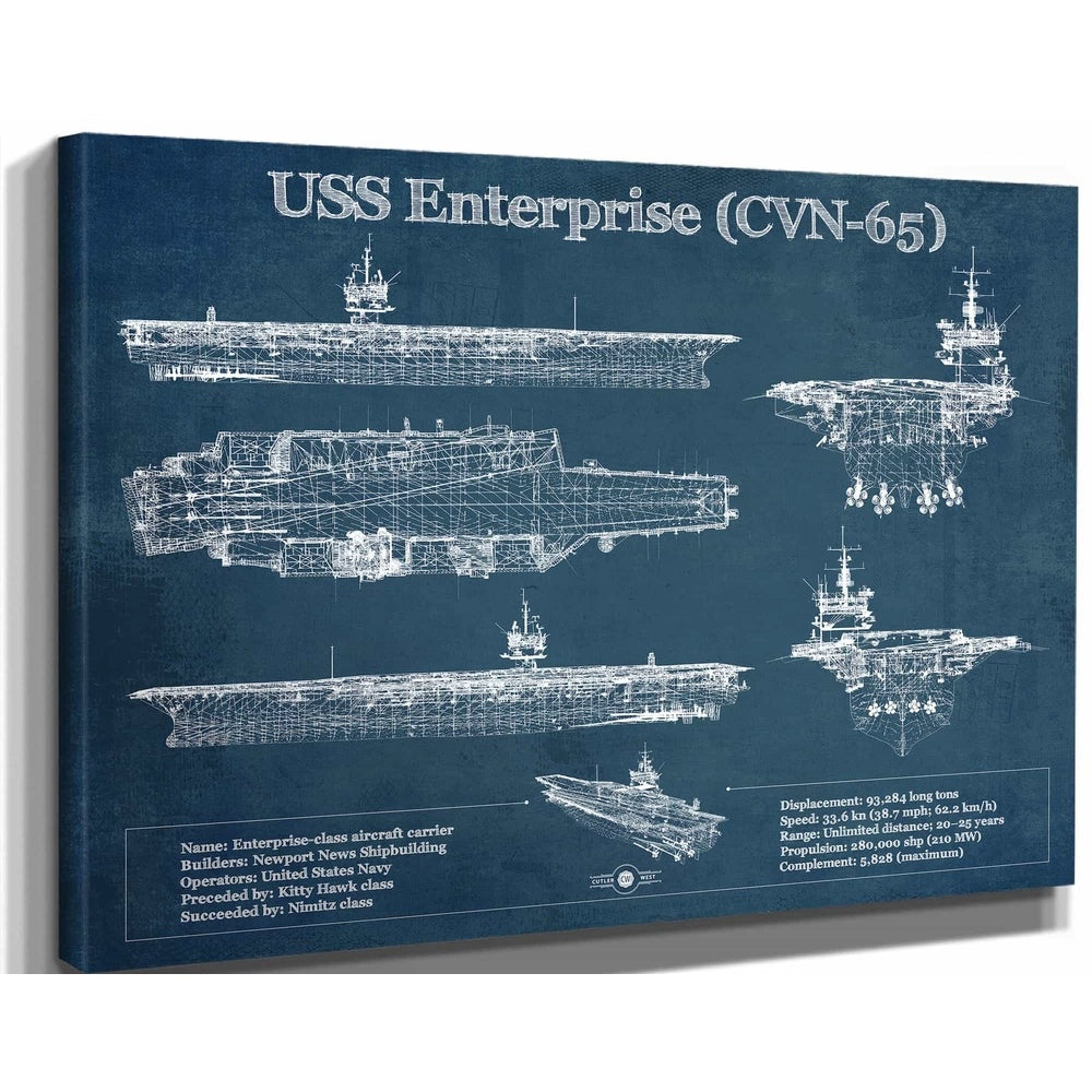 USS Enterprise Aircraft Carrier (CVN-65) 36 Inches Model