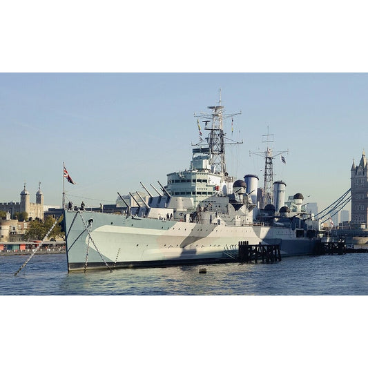HMS Belfast (C35) Town-Class Light Cruiser 36 Inches Model