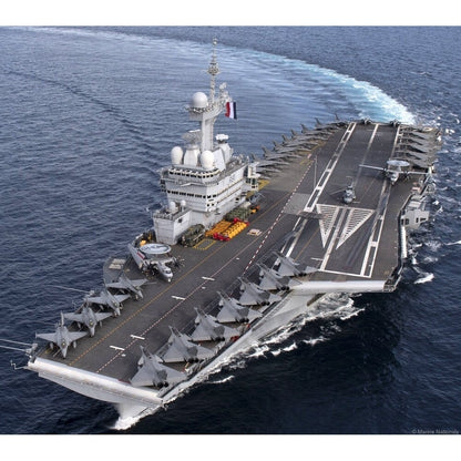 French Charles de Gaulle (R91) 36 Inches Aircraft Carrier Model