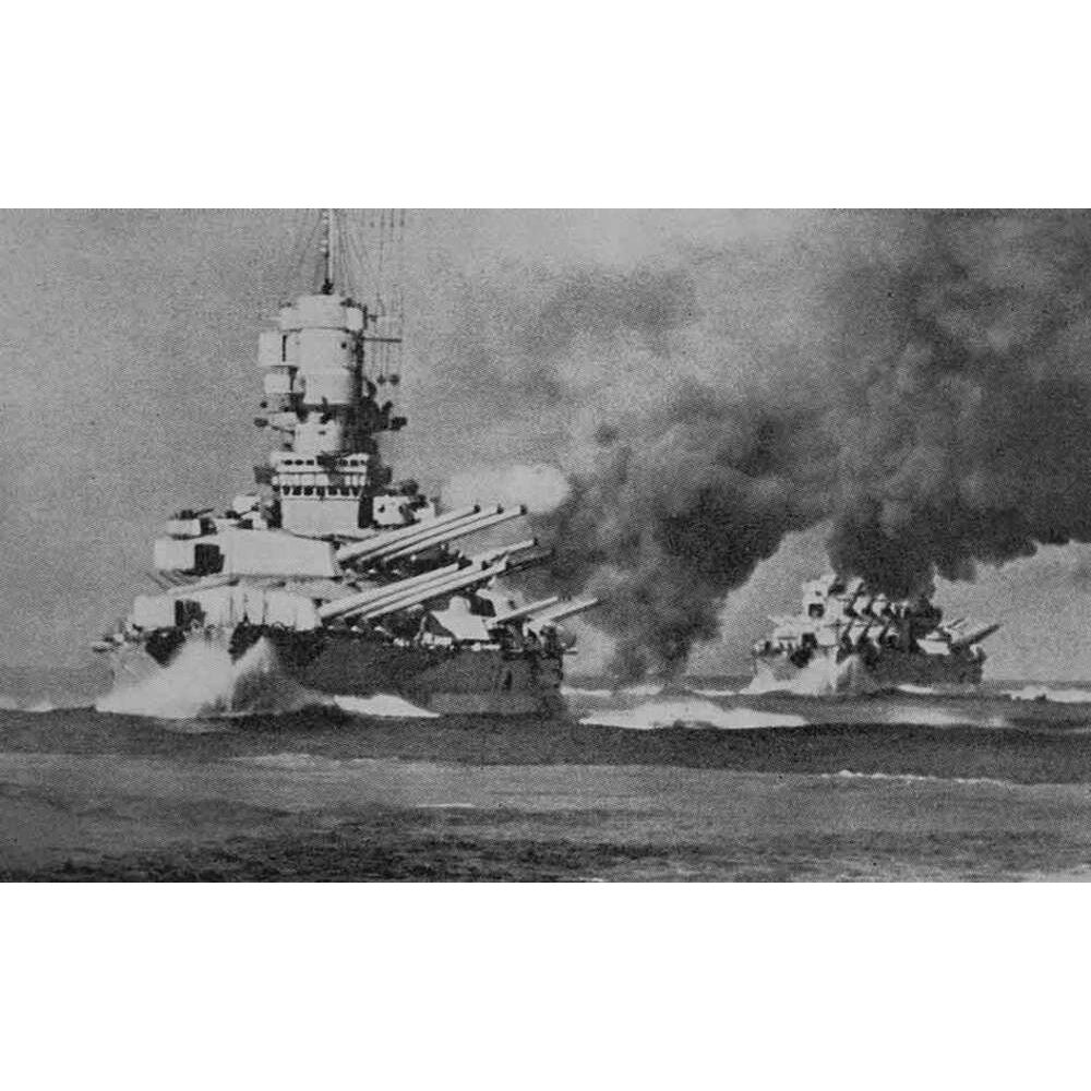 Italian Vittorio Veneto Littorio-Class (Pennant No. 550) 36 Inches Battleship Model