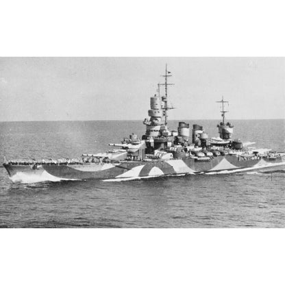 Italian Andrea Doria (1913) 36 Inches Battleship Model