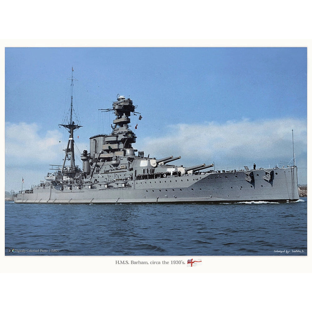 HMS Barham (Queen Elizabeth-Class) 36 Inches Battleship Model