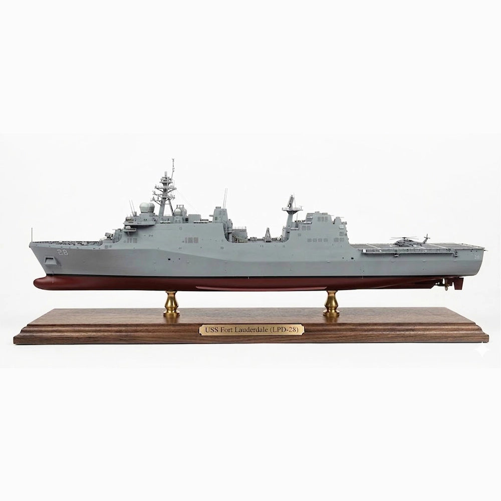 USS Fort Lauderdale (LPD-28) Amphibious Transport Dock 30 Inches Model