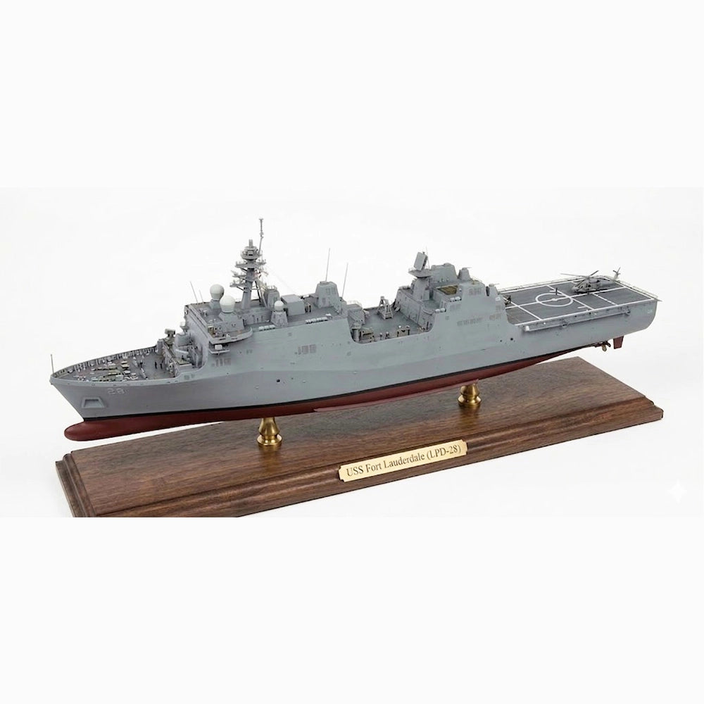 USS Fort Lauderdale (LPD-28) Amphibious Transport Dock 30 Inches Model