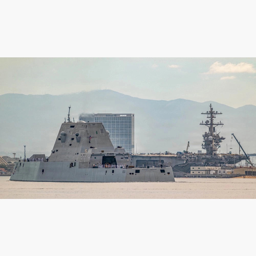 USS Michael Monsoor (DDG-1001) Guided Missile Destroyer 30 Inches Model