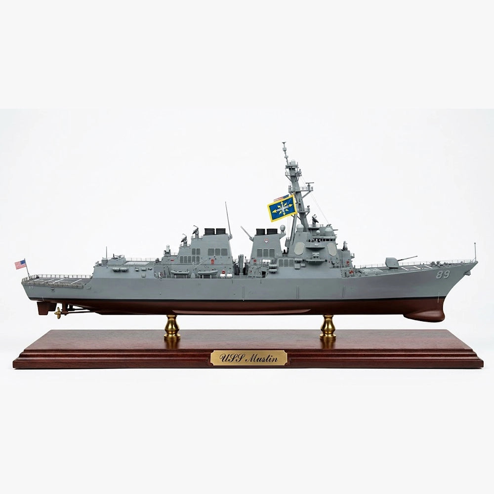 USS Mustin (DDG-89) Guided Missile Destroyer 30 InchesModel