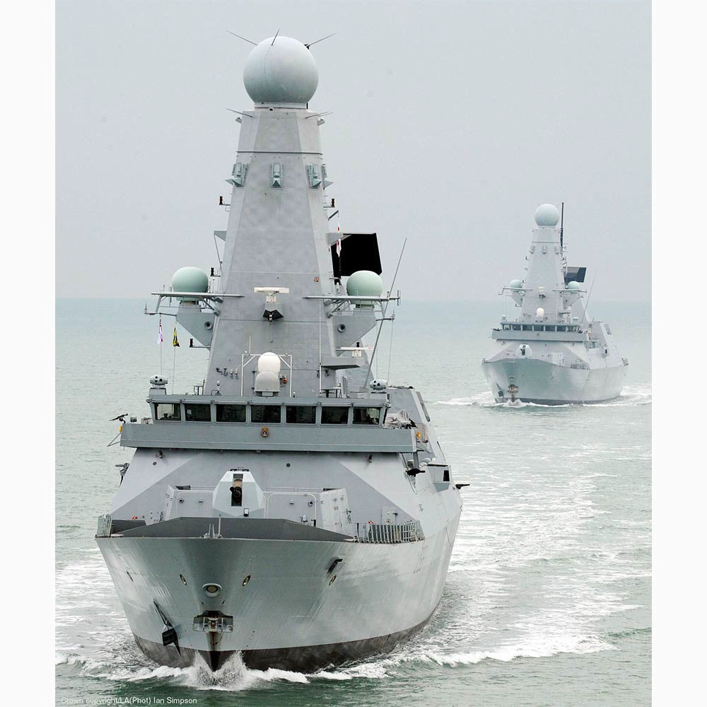 HMS Dauntless (D33) Type 45 Destroyer 30 Inches Model