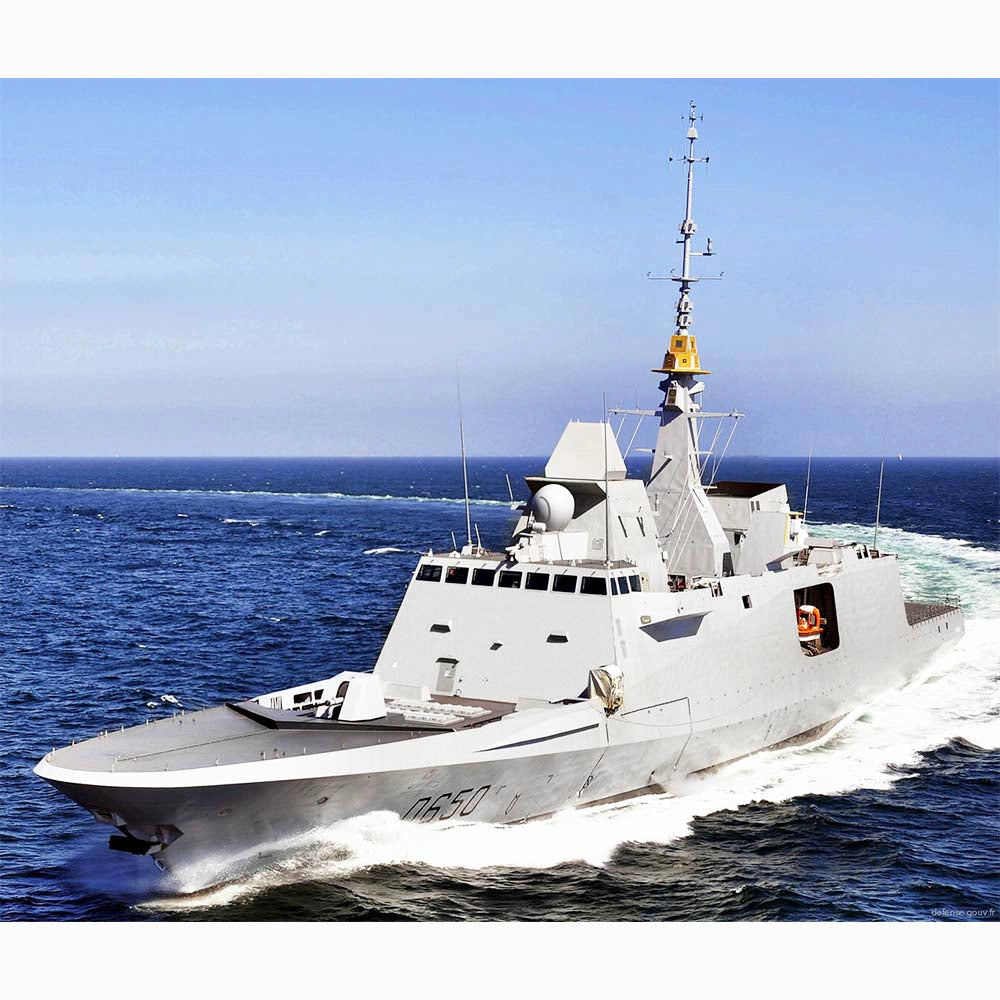 French Navy FS Aquitaine (D650) 30 Inches FREMM Aquitaine-class Frigate Model