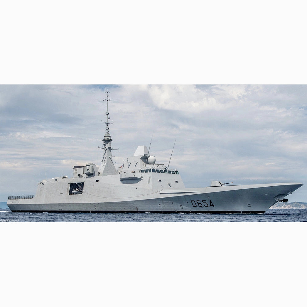 French Navy FS Aquitaine (D650) 30 Inches FREMM Aquitaine-class Frigate Model