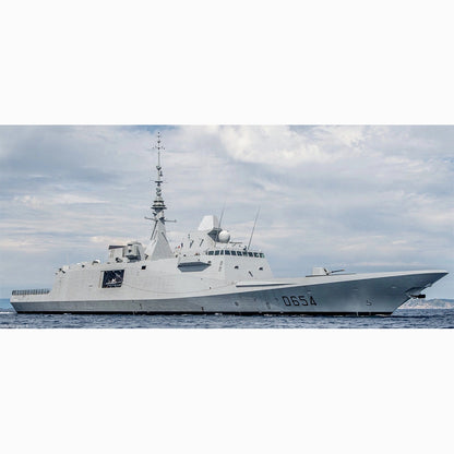 French Navy FS Aquitaine (D650) 30 Inches FREMM Aquitaine-class Frigate Model