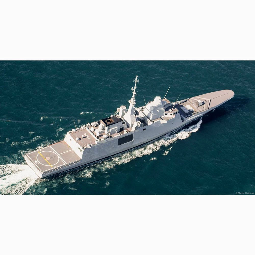 French Navy FS Aquitaine (D650) 30 Inches FREMM Aquitaine-class Frigate Model