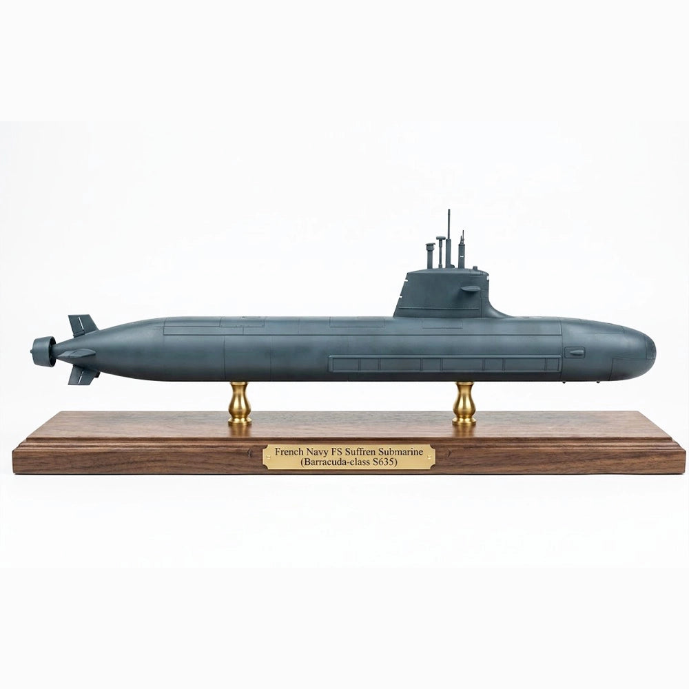 French Navy FS Suffren Submarine (Barracuda-class S635) Submarine 30 Inches Model