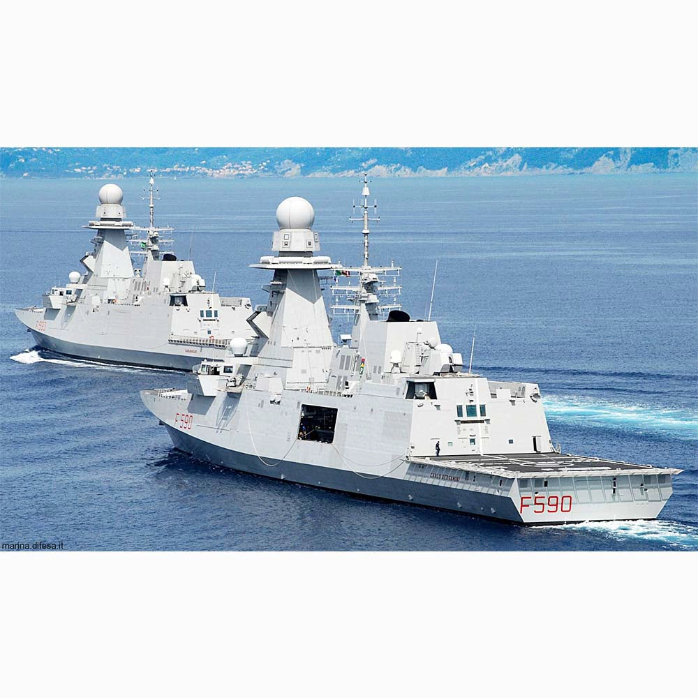 ITS Carlo Bergamini (F590) FREMM Frigate 30 Inches Model