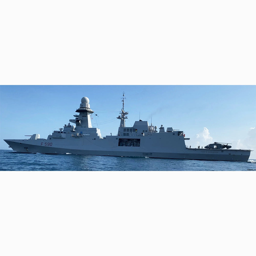 ITS Carlo Bergamini (F590) FREMM Frigate 30 Inches Model