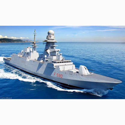 ITS Carlo Bergamini (F590) FREMM Frigate 30 Inches Model
