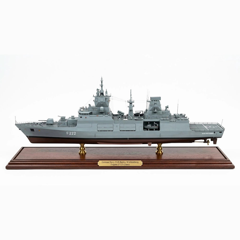 German Navy FGS Baden-Württemberg (F222) F125-class Frigate 30 Inches Model