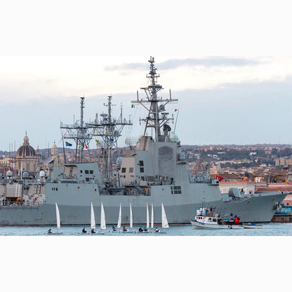 Spanish Navy SPS Álvaro de Bazán (F101) Álvaro de Bazán-class Frigate 30 Inches Model