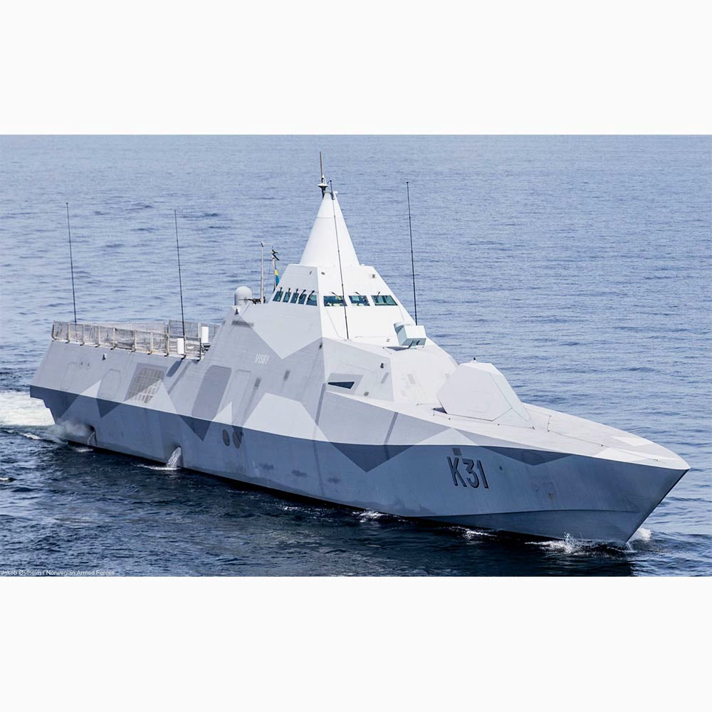 Swedish Navy HSwMS Visby (K31) Visby-class Corvette 30 Inches Model
