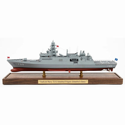 Turkish Navy TCG Istanbul (F515) Istanbul-class Frigate 30 Inches Model