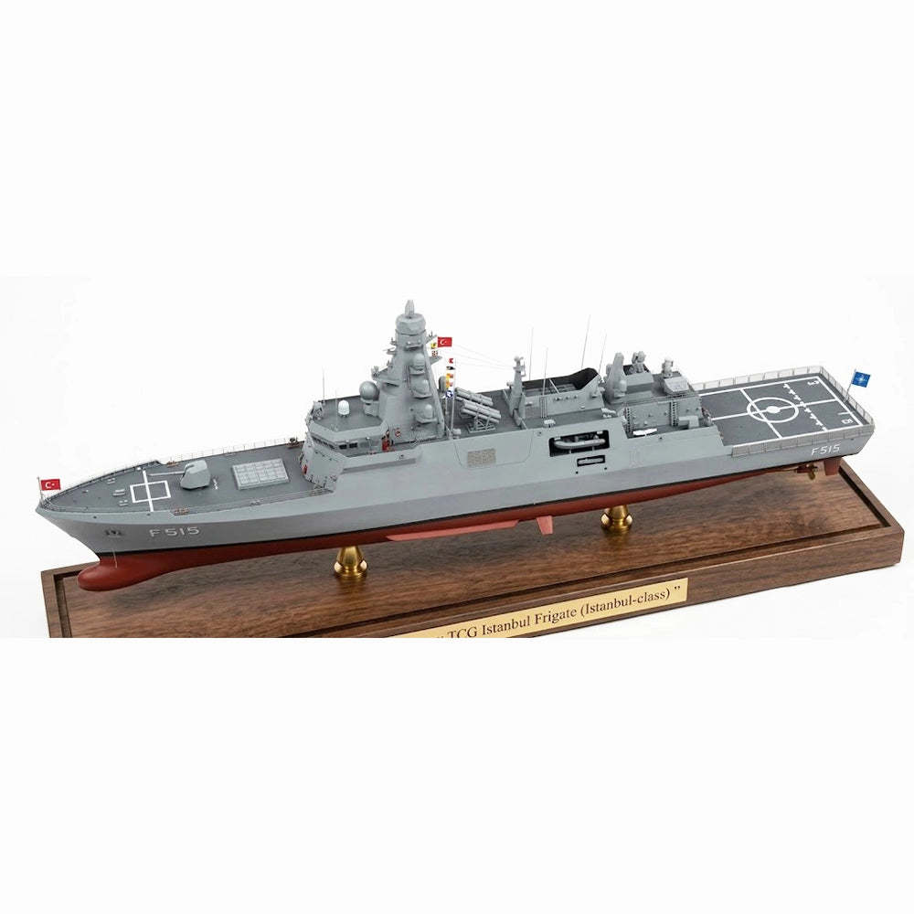 Turkish Navy TCG Istanbul (F515) Istanbul-class Frigate 30 Inches Model