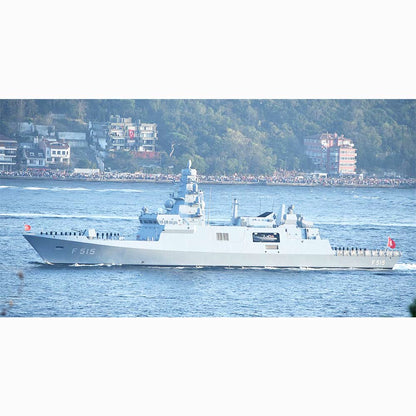 Turkish Navy TCG Istanbul (F515) Istanbul-class Frigate 30 Inches Model