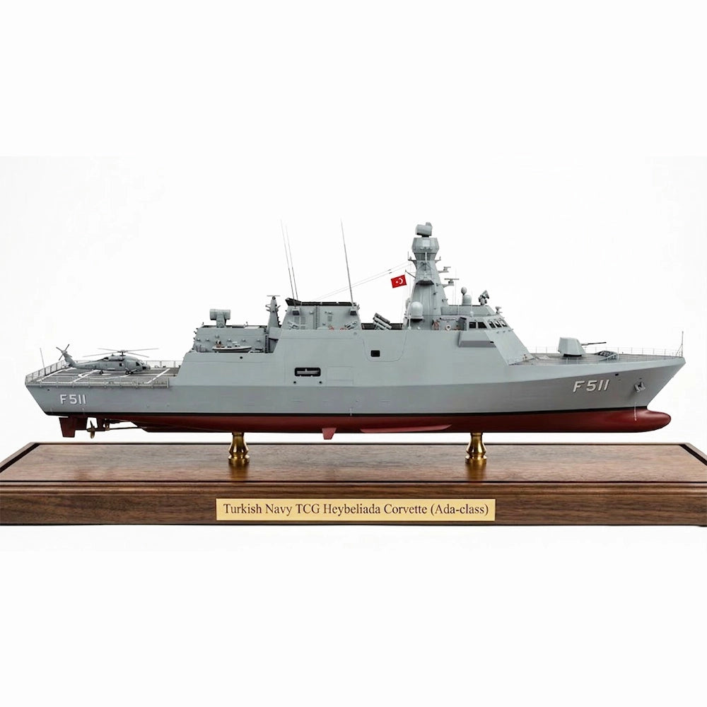 Turkish Navy TCG Heybeliada (F511) Ada-class Corvette 30 Inches Model