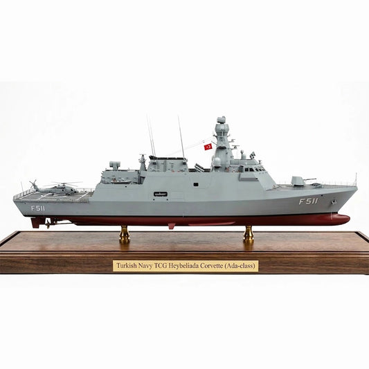 Turkish Navy TCG Heybeliada (F511) Ada-class Corvette 30 Inches Model