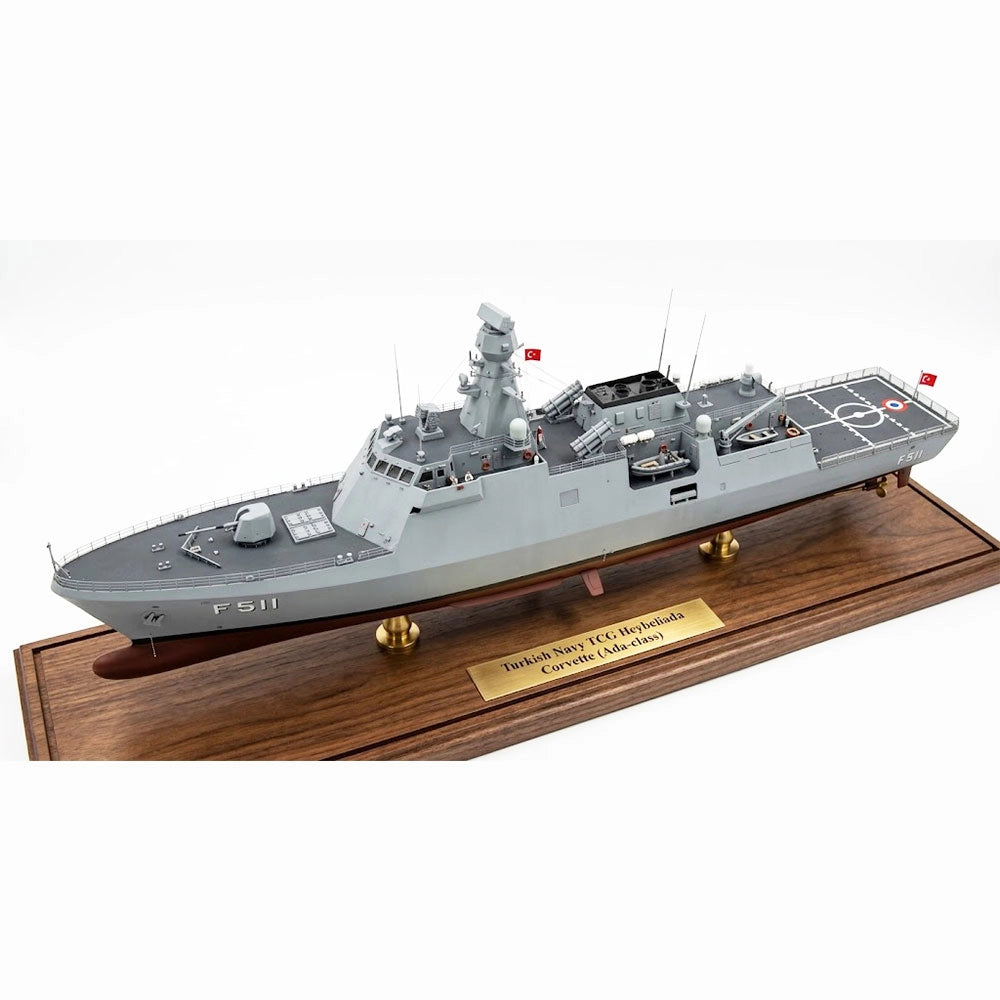 Turkish Navy TCG Heybeliada (F511) Ada-class Corvette 30 Inches Model