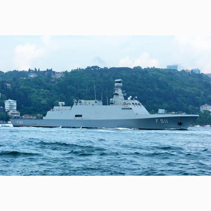 Turkish Navy TCG Heybeliada (F511) Ada-class Corvette 30 Inches Model