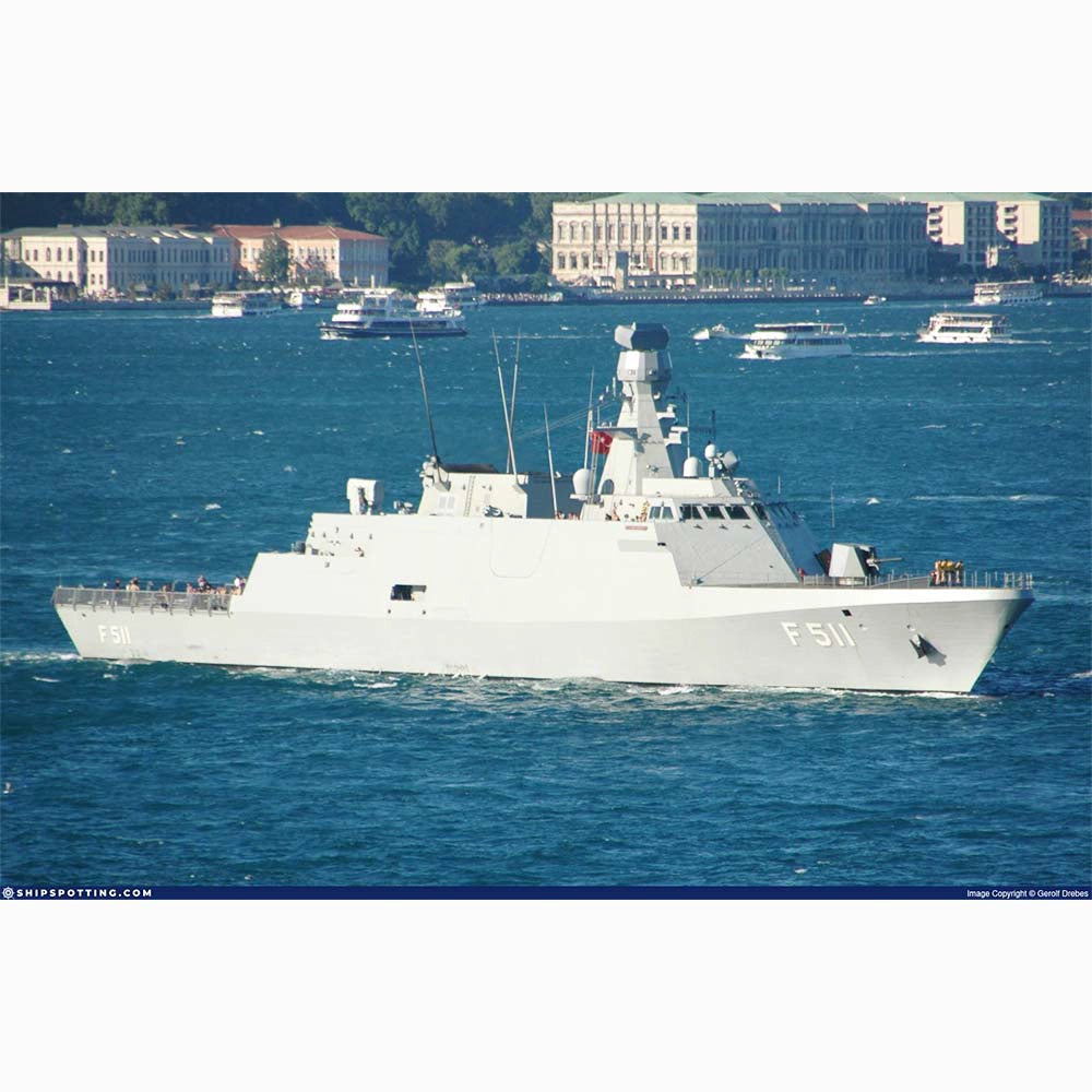Turkish Navy TCG Heybeliada (F511) Ada-class Corvette 30 Inches Model