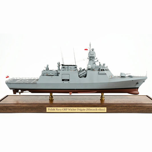 Polish Navy ORP Wicher Miecznik-class Frigate 30 Inches Model
