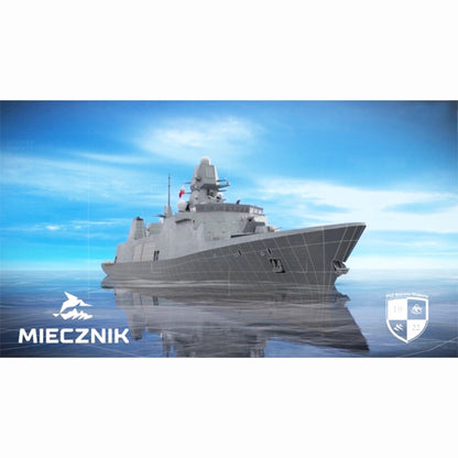 Polish Navy ORP Wicher Miecznik-class Frigate 30 Inches Model