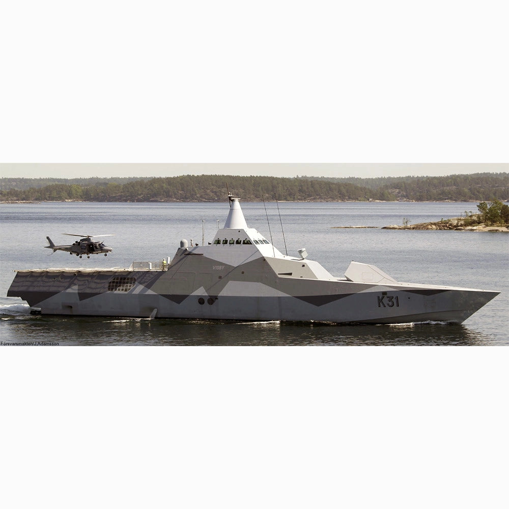 Swedish Navy HSwMS Visby (K31) Visby-class Corvette 30 Inches Model