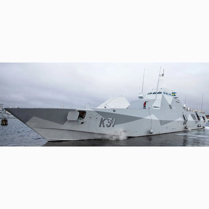 Swedish Navy HSwMS Visby (K31) Visby-class Corvette 30 Inches Model