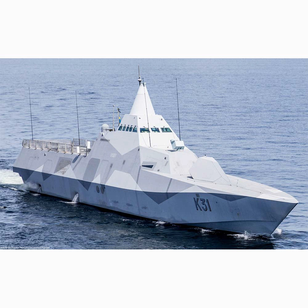 Swedish Navy HSwMS Visby (K31) Visby-class Corvette 30 Inches Model