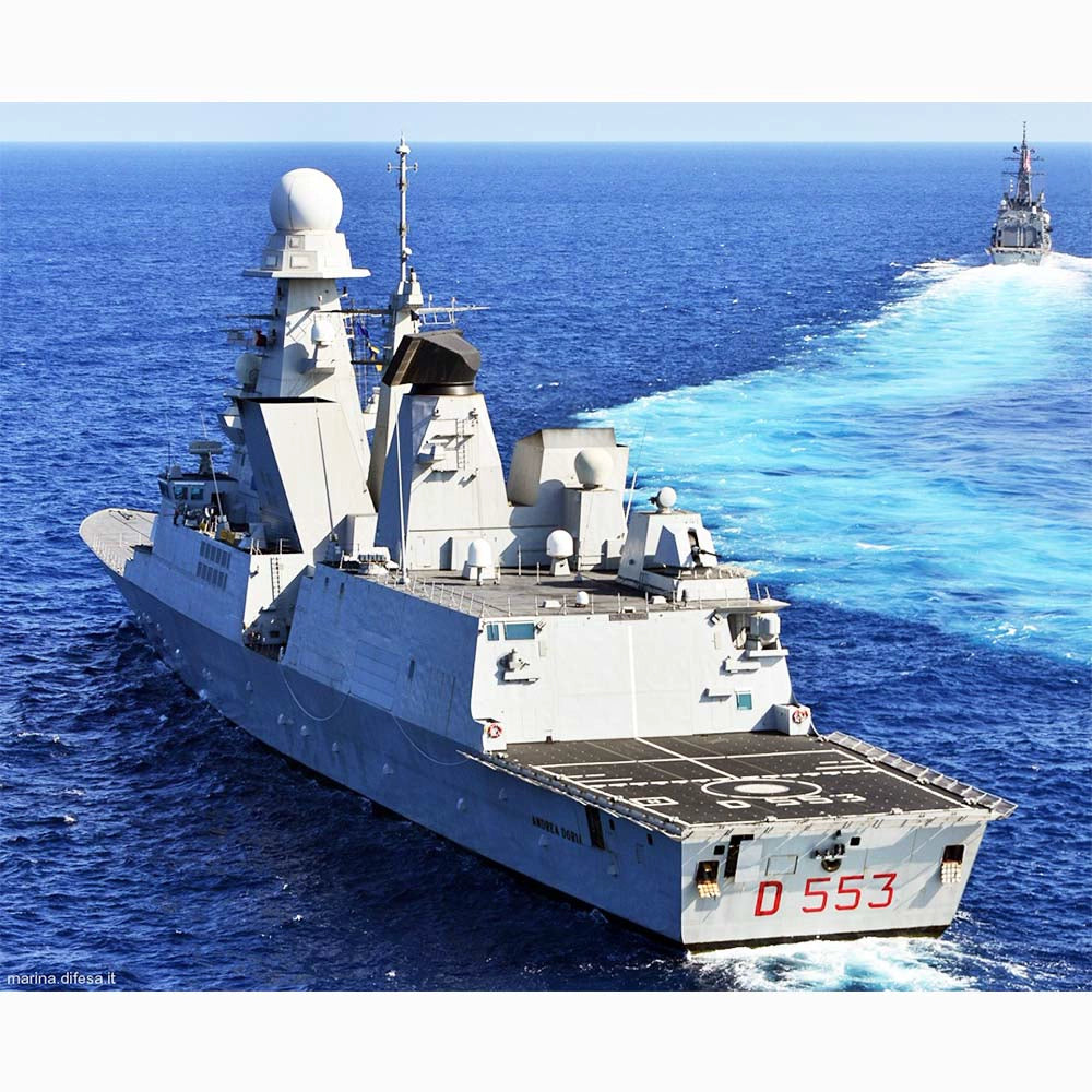 Italian Navy ITS Andrea Doria (D553) Horizon-class Frigate 30 Inches Model