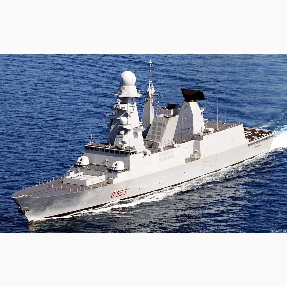Italian Navy ITS Andrea Doria (D553) Horizon-class Frigate 30 Inches Model