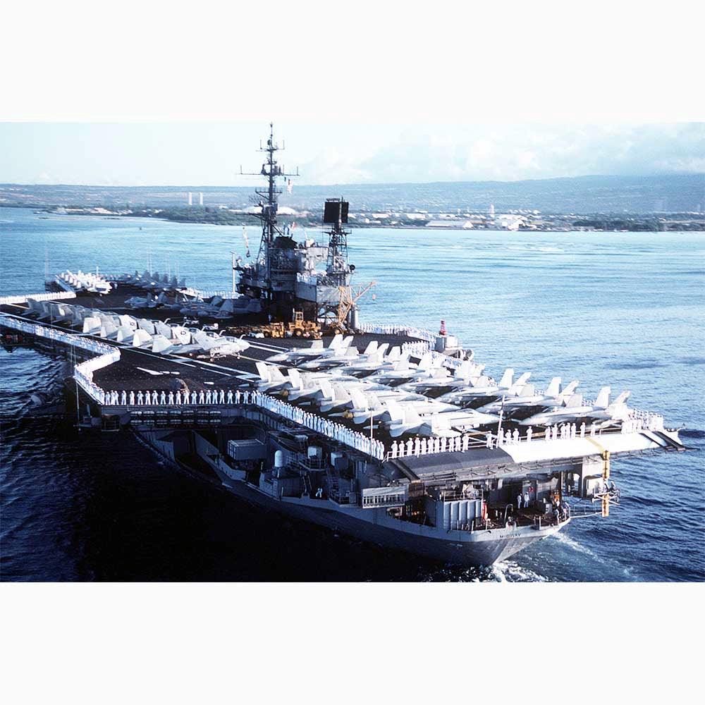 USS Midway (CV-41) Aircraft Carrier 30 Inches Model