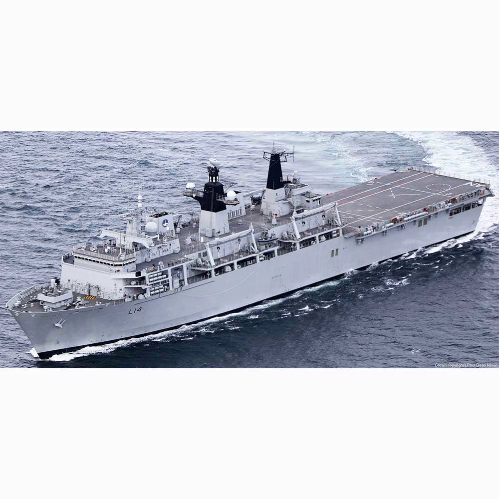 HMS Albion (L14) Amphibious Assault 30 Inches Ship Model