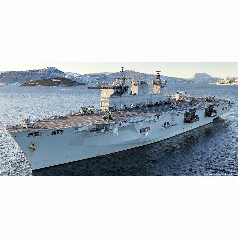 HMS Ocean (L12) Helicopter Carrier 30 Inches Model