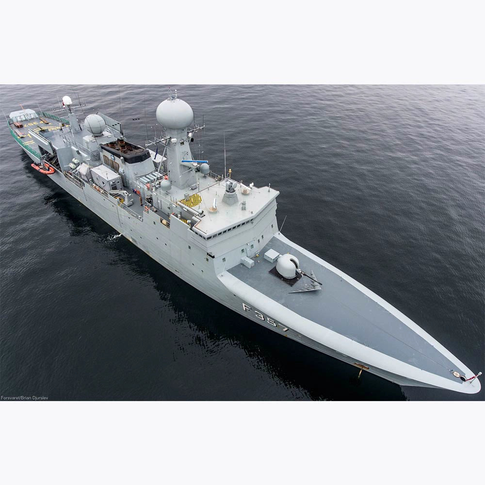 HDMS Thetis (F357) Patrol Frigate 30 Inches Model