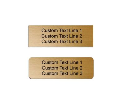 Custom Name Plate Design Version 1